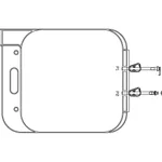 Thermo Fisher Scientific 2D Labtainer BioProcess Container (BPC), ASI 28 film, 2 ports, Luer Lock body connector and spike port