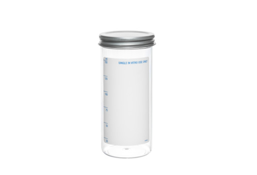 Greiner Bio One MULTIPURPOSE CONTAINER, 150 ML, PS, 49/107 MM,METAL SCREW CAP, CLEAR, PLAIN LABEL, ASEPTIC, 20 PCS./BAG