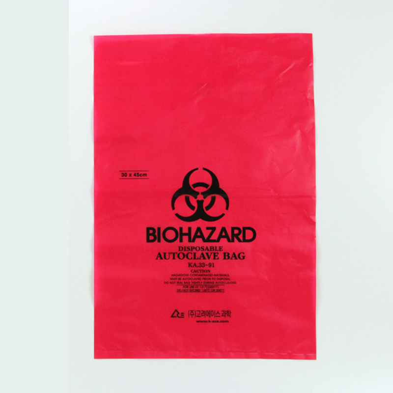 고려에이스 Biohazard Bag 멸균 비닐백_국산
