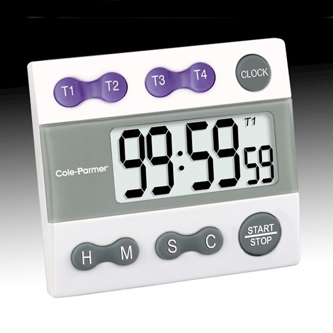 Thermo Fisher Scientific Cole-Parmer Four-Channel, Jumbo display Clock/Timer