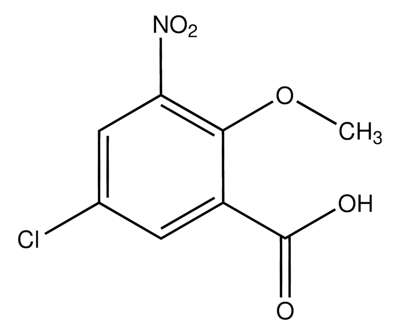 Merck 5-Chloro-2-methoxy-3-nitrobenzoic acid
