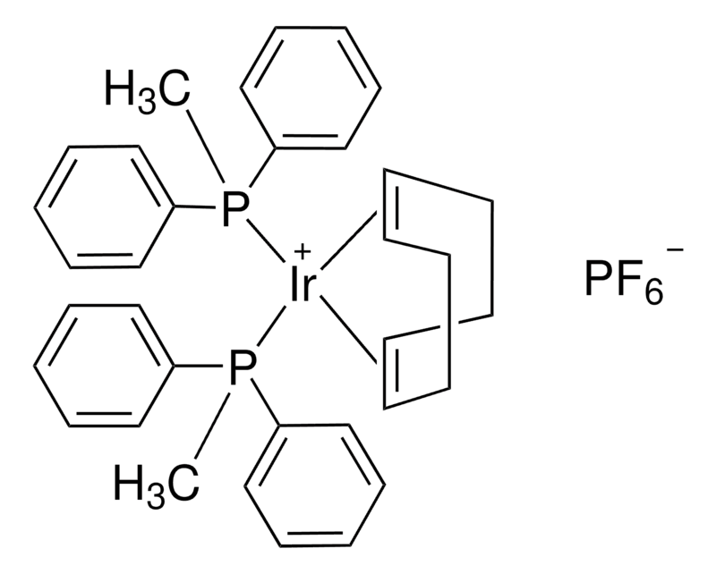 Merck (1,5-Cyclooctadiene)bis(methyldiphenylphosphine)iridium(I) hexafluorophosphate