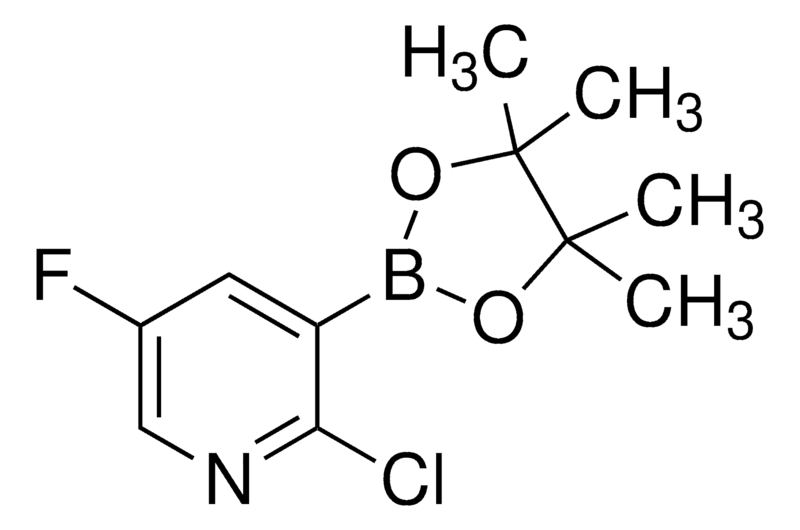 Merck 2-Chloro-5-fluoro-3-(4,4,5,5-tetramethyl-1,3,2-dioxaborolan-2-yl)pyridine