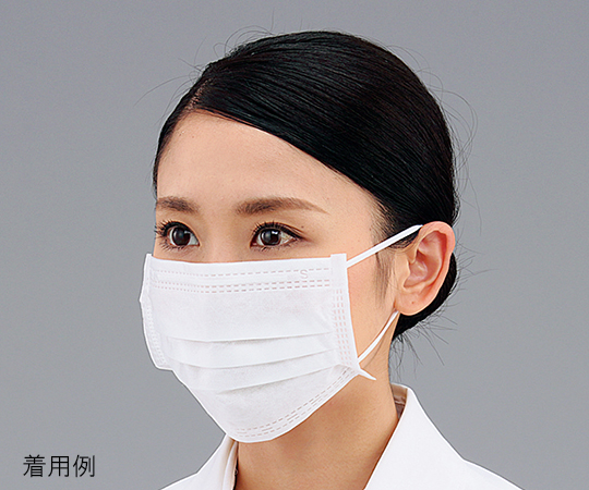 AS ONE 3 Ply Mask for Cleanroom (Individual Packaging), 3겹 클린룸용 마스크(개별 포장)