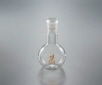 AS ONE Common Ground Joint Round Bottom Flask (Short Neck·Flat Bottom), 공통 그라운드 조인트 둥근플라스크(단수·평저)