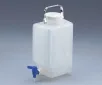 AS ONE Autoclavable Rectangular Carboy with Spigot, 각형 하구병(PP제)