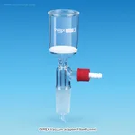 Daihan Science SciLab Pyrex Vacuum Adapter Filter Funnel, Buchner with 24/40 or 24/29 Cone, P2