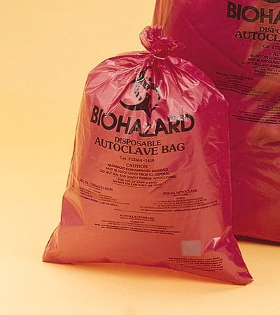 Merck Super strength biohazard disposal bags