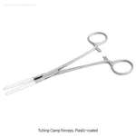 Daihan Science Hammacher Hi-grade Tubing Clamp Forceps, Safety Plastic-coated Clamp Heads, L16
