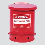 AS ONE Fire Oily Waste Can, 내화 쓰레기통