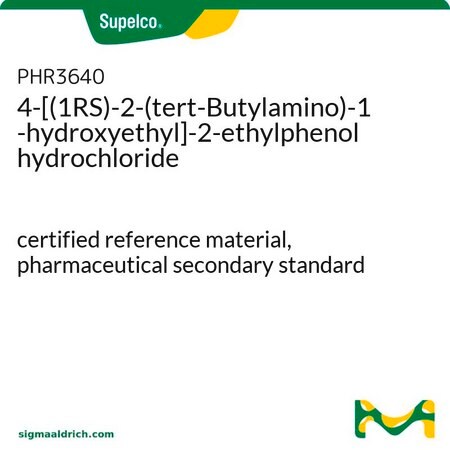 Merck 4-[(1RS)-2-(tert-Butylamino)-1-hydroxyethyl]-2-ethylphenol hydrochloride