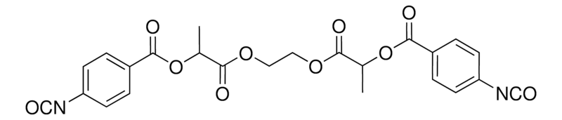 Merck Benzoic acid, 4-isocyanato-ethylene glycol bis lactic acid ester