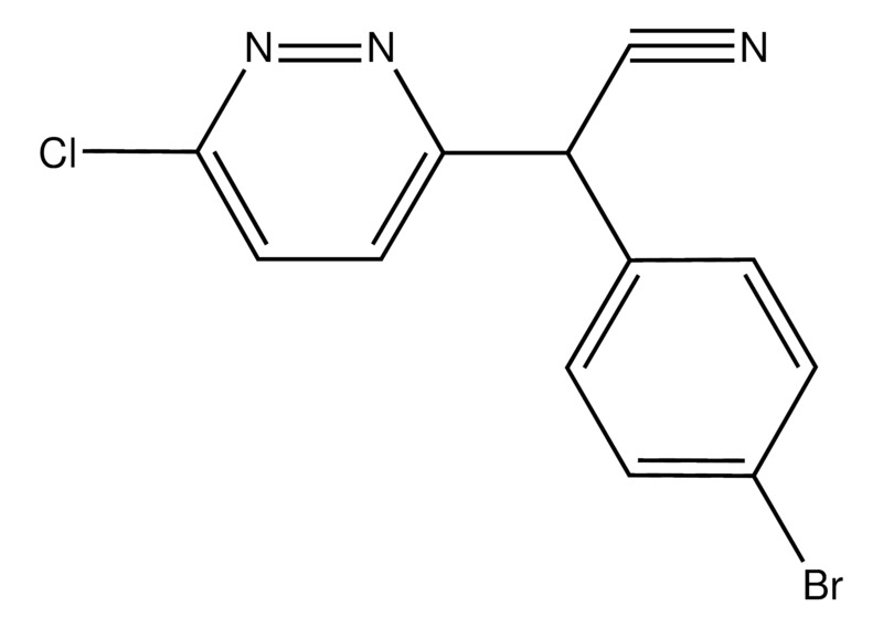 Merck 2-(4-Bromophenyl)-2-(6-chloropyridazin-3-yl)acetonitrile