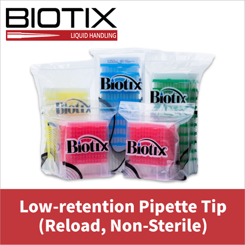 BIOTIX Non-Filter Tips, Reload Type, Non-Sterile, Low-retention / 로우리텐션 파이펫 팁, 리로드(리필) 타입, 비멸균