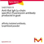 Merck Anti-Rat IgA (alpha-chain specific)-Fluorescein antibody produced in goat