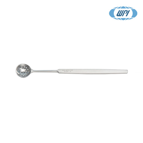 WPI 501997 / 구멍이 나있는 스푼(Perforated Spoon) 15cm long, bowl diameter 2cm, stainless steel[1EA]