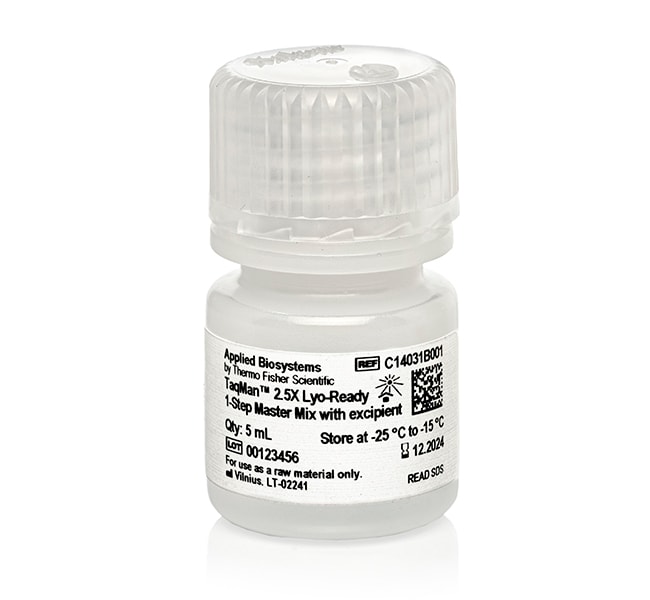 Thermo Fisher Scientific TaqMan 2.5X Lyo-Ready 1-step qPCR Master Mix, with excipient, 5 mL