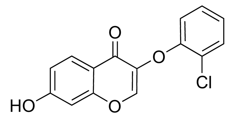 Merck 3-(2-Chlorophenoxy)-7-hydroxy-4H-chromen-4-one