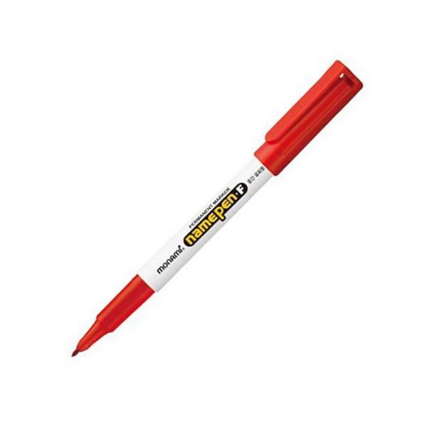 OFFICENEX 모나미 네임펜F(1.0mm 적색)
