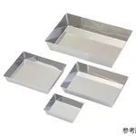 AS ONE Stainless Steel Square Tray (R-less), 스테인리스 스틸 직각 트레이