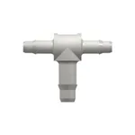 Tee Reduction Tube Fitting with 400 Series Barbs, 3/32` (2.4 mm) and 1/8` (3.2 mm) ID Tubing