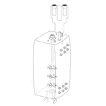 Thermo Fisher Scientific Thermo Scientific Enhanced Single-Use Fermentor BioProcess Container, Aegis 5-14 film, pH/DO sensor, foam sensor, Meissner inlet, one 5-inch exhaust filter