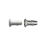 Press-In Plug with 200 Series Barb, 1/8` (3.2 mm) ID Tubing