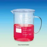 Daihan Science Glass Handle Beaker, with Spout & Graduation, 100~500㎖<br>Made of Borosilicate-g