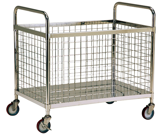 AS ONE Stainless steel Wagon with wire mesh, 와이어 메시형 스테인리스 왜건