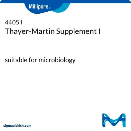 Merck Thayer-Martin Supplement I