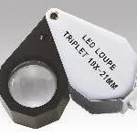 AS ONE 10X Loupe with LED Light, LED 라이트 부속 10배 확대경