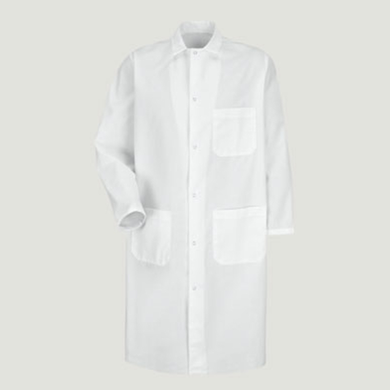 Red Kap Gripper-Front Spun Polyester Butcher Coat with Exterior Pocket (경량 내화학 실험복 (스펀폴리100))