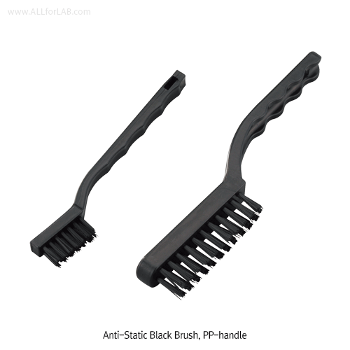 Daihan Science Anti-Static Black Nylon Brush, PP-handle, Black, 정전기방지 나일론 브러쉬