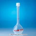 Daihan Science VITLAB A-class Certified PMP Volumetric Flask, Crystal-clean,Quality Traceable,