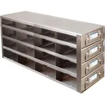 VWR® Upright Freezer Rack with Drawers for 2" Boxes