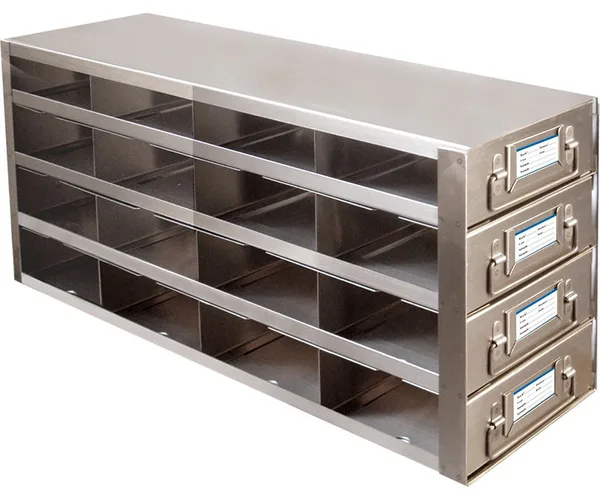 VWR® Upright Freezer Rack with Drawers for 2" Boxes