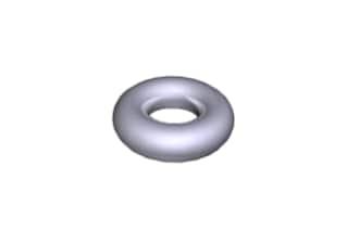 Waters O-Ring, FKM, 2.2 X 1.6 mm, 5/pk