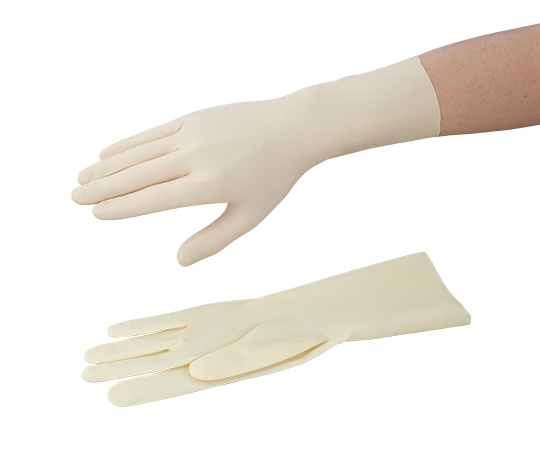 AS ONE Latex Glove Accutech® (Powder-free) 295mm, 라텍스 장갑 (파우터 프리) 295mm