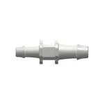 Straight Through Reduction Tube Fitting with 500 Series Barbs, 5/16` (8.0 mm) and 1/4` (6.4 mm) ID Tubing