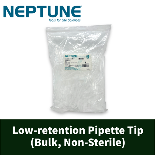 NEPTUNE Non-Filter Tips, Bulk Type, Non-Sterile, Low-retention / 로우리텐션 파이펫 팁, 벌크 타입, 비멸균