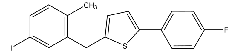 Merck 2-(4-Fluorophenyl)-5-[(5-iodo-2-methylphenyl)methyl]thiophene