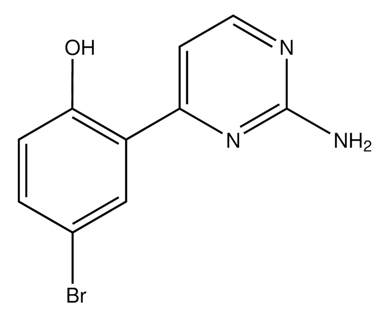 Merck 2-(2-Aminopyrimidin-4-yl)-4-bromophenol