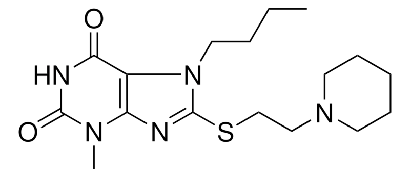 Merck 7-BUTYL-3-ME-8-((2-(1-PIPERIDINY-