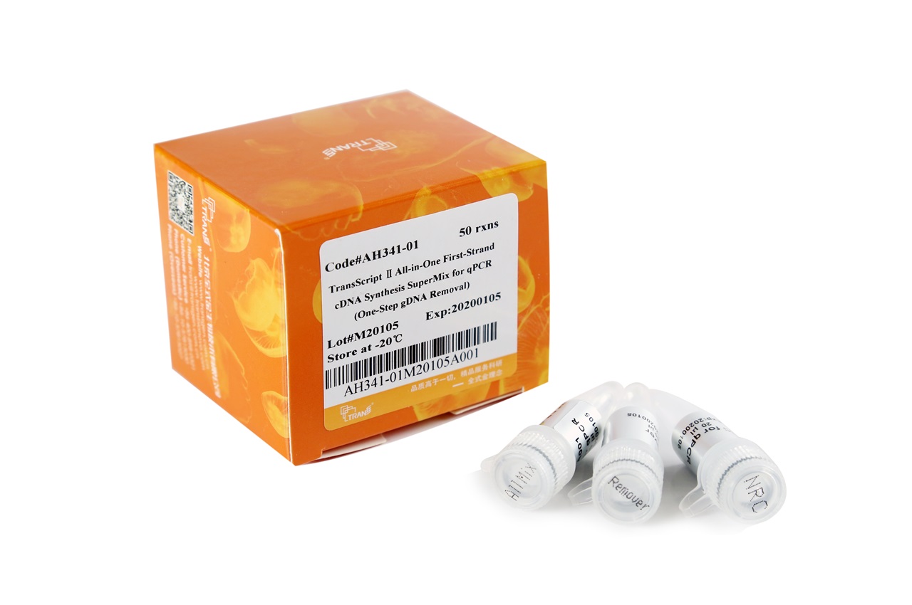 TransScript® II All-in-One First-Strand cDNA Synthesis SuperMix for qPCR (One-Step gDNA Removal)