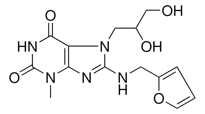 Merck 7-(2,3-DI-HO-PROPYL)-8-((2-FURYL-