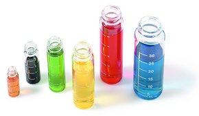 Merck PK100 GRADUATED 22ML SCREW CAP VIAL