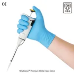 Daihan Science WisdGloveTM Premium Nitrile Clean Glove, for Exam & Foodstuff, L240mm, With Text