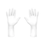 HALYARD PUREZERO* Cleanroom Gloves HG3 White Sterile Nitrile Gloves