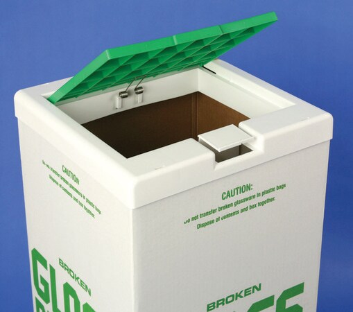 Merck Cover for glass disposal carton