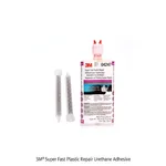 Daihan Science 3M Super Fast Plastic Repair Urethane Adhesive, Dual-Syringe Cartridge System,